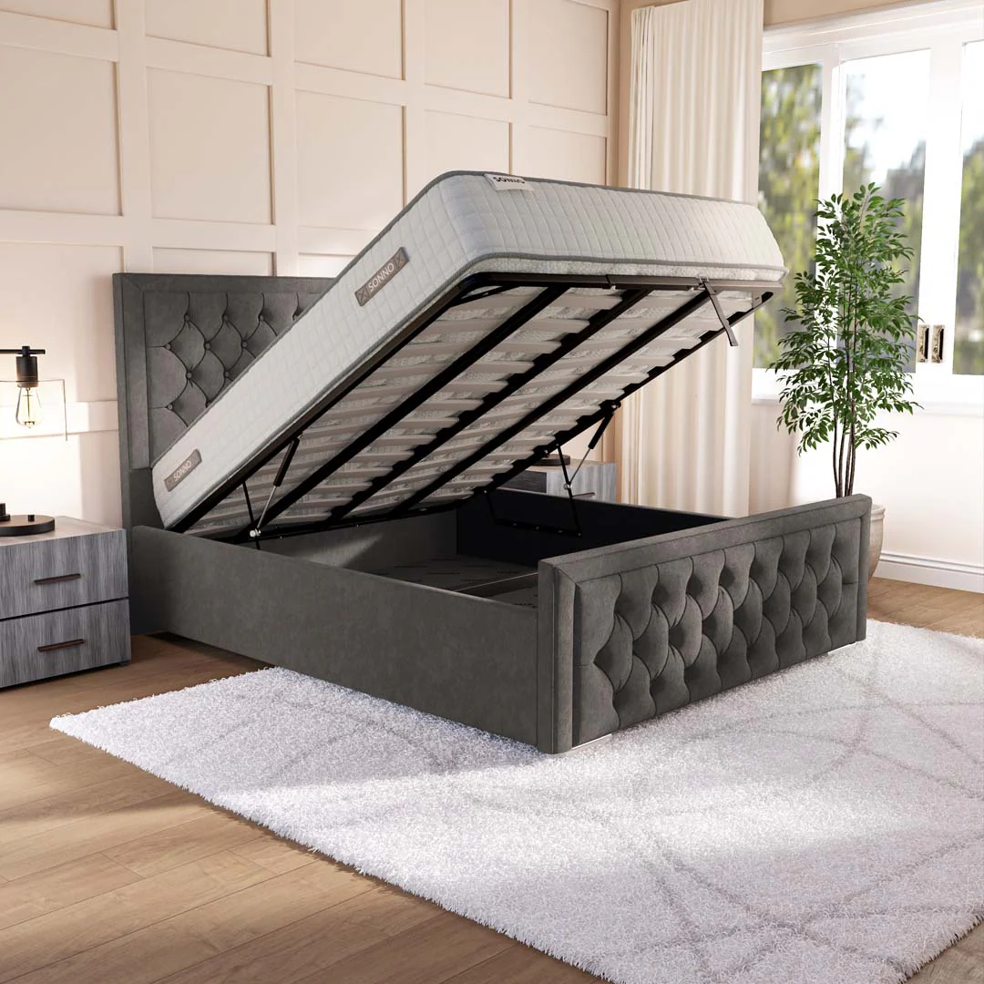 Valencia Upholstered Ottoman Bed - Image 2