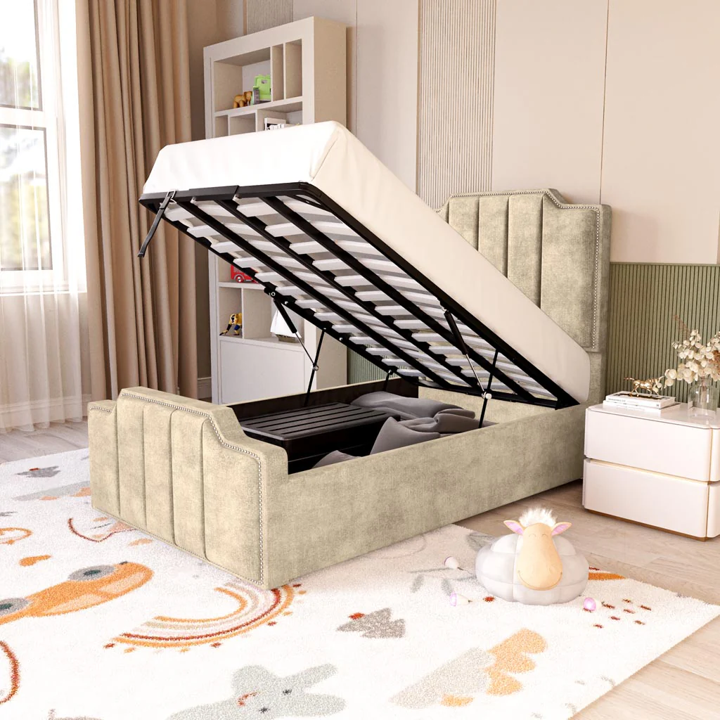 Washington Kids Upholstered Ottoman Bed - Image 6