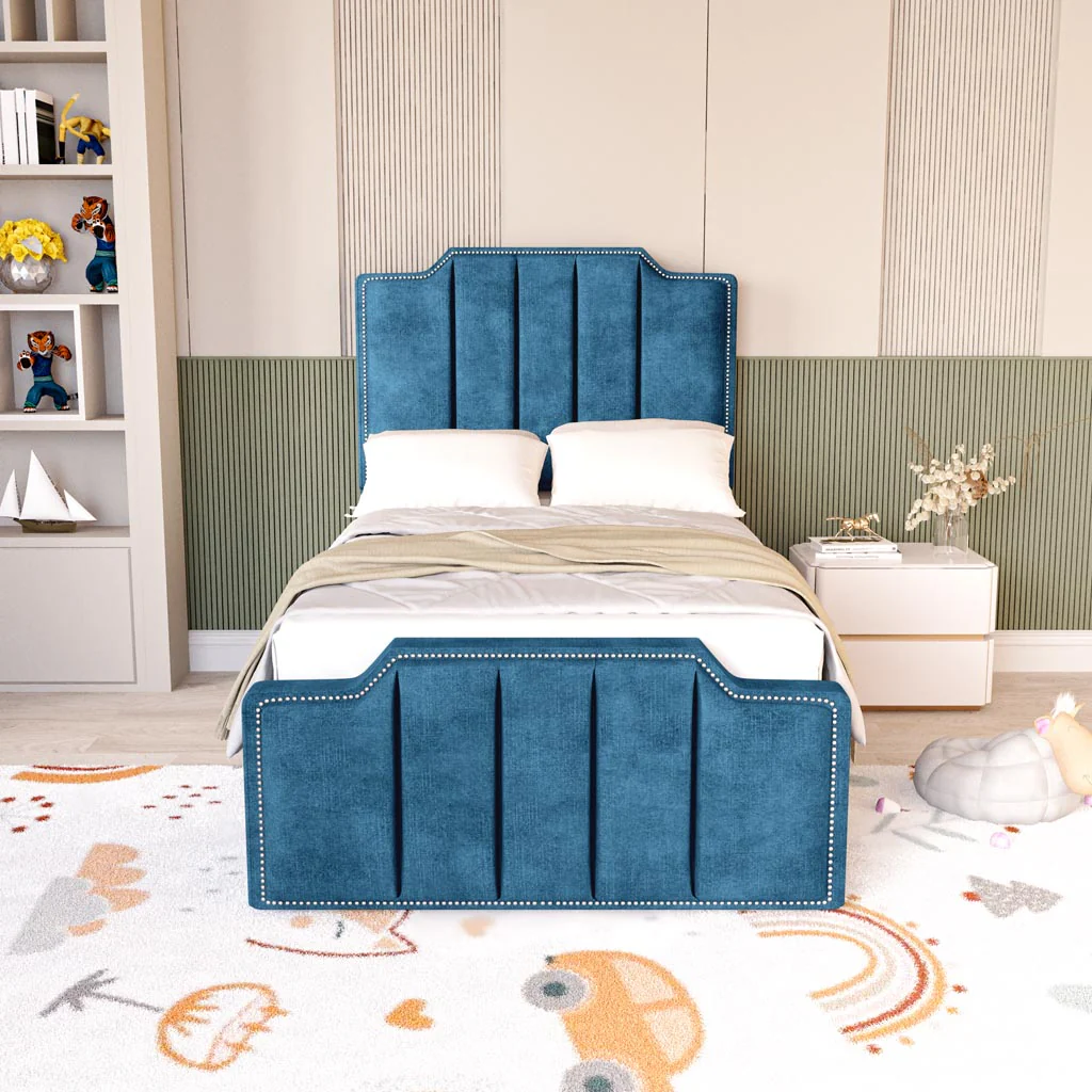 Washington Kids Upholstered Ottoman Bed - Image 4