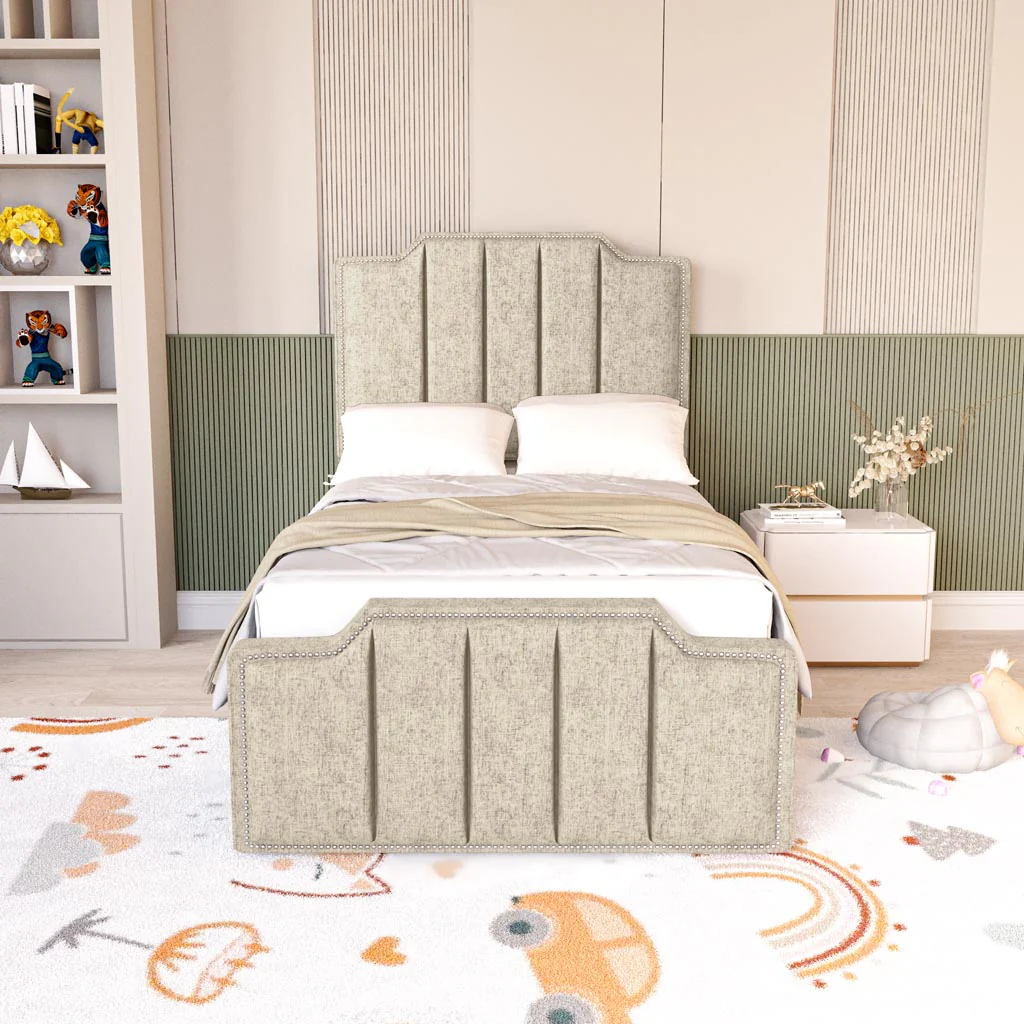 Washington Kids Upholstered Ottoman Bed - Image 5