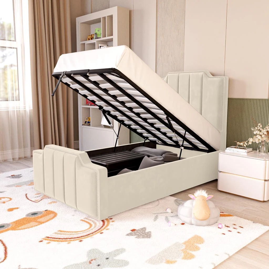 Washington Kids Upholstered Ottoman Bed - Image 6