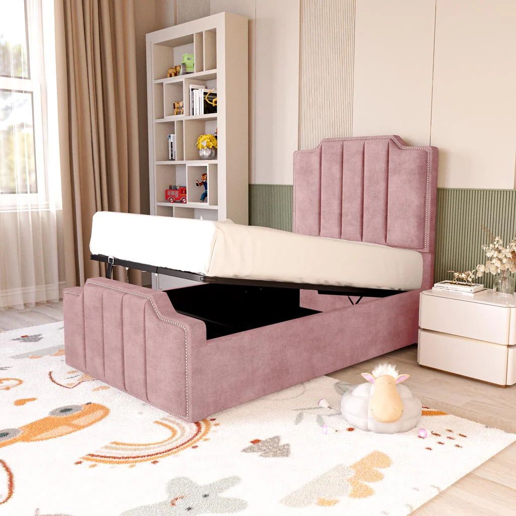 Washington Kids Upholstered Ottoman Bed