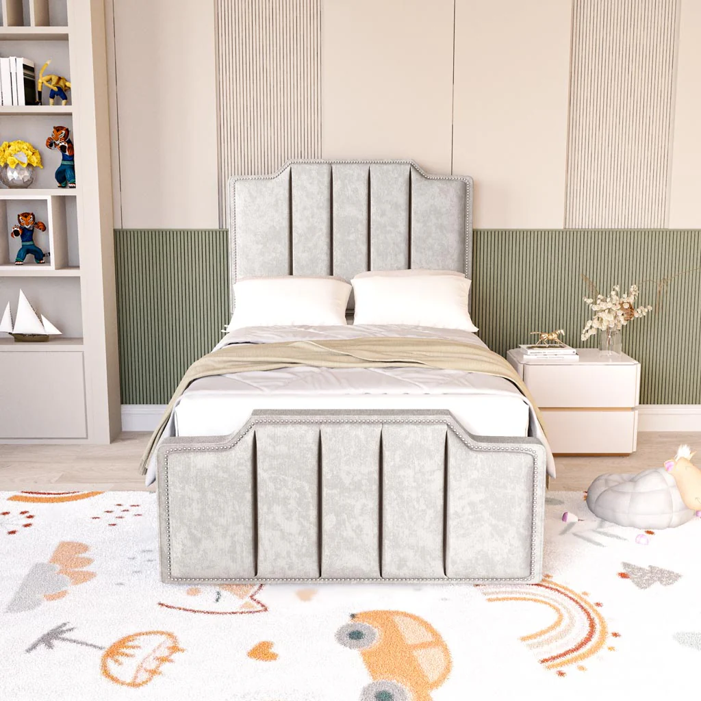 Washington Kids Upholstered Ottoman Bed - Image 5