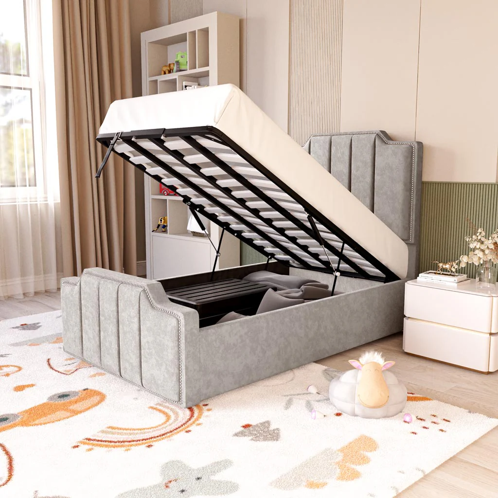 Washington Kids Upholstered Ottoman Bed - Image 6