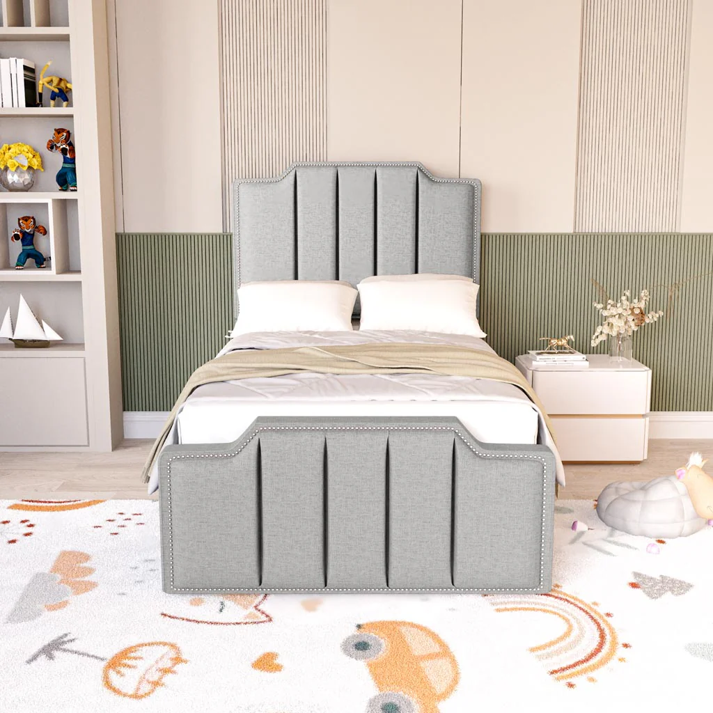 Washington Kids Upholstered Ottoman Bed - Image 5