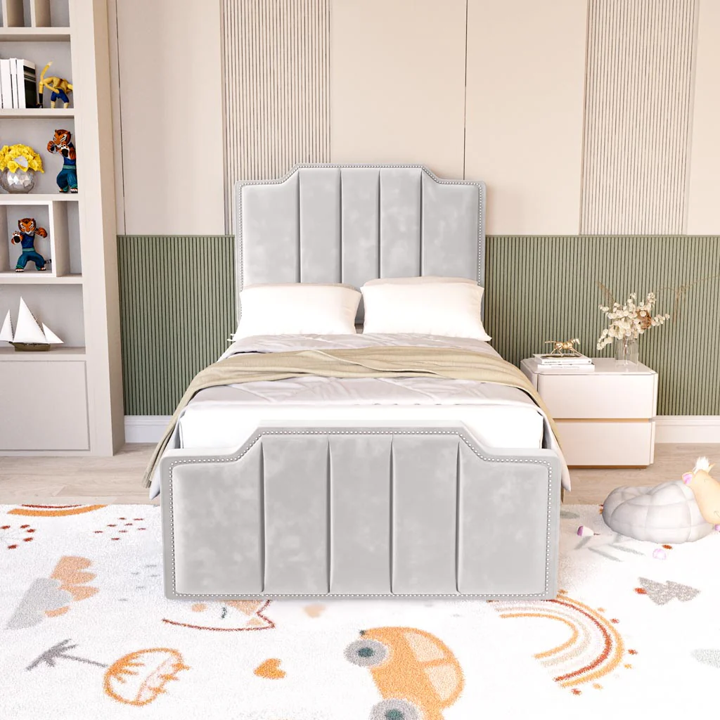Washington Kids Upholstered Ottoman Bed - Image 5