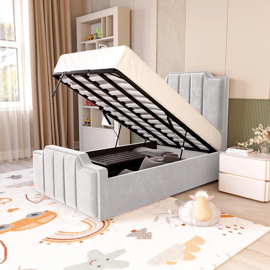Washington Kids Upholstered Ottoman Bed - Image 6