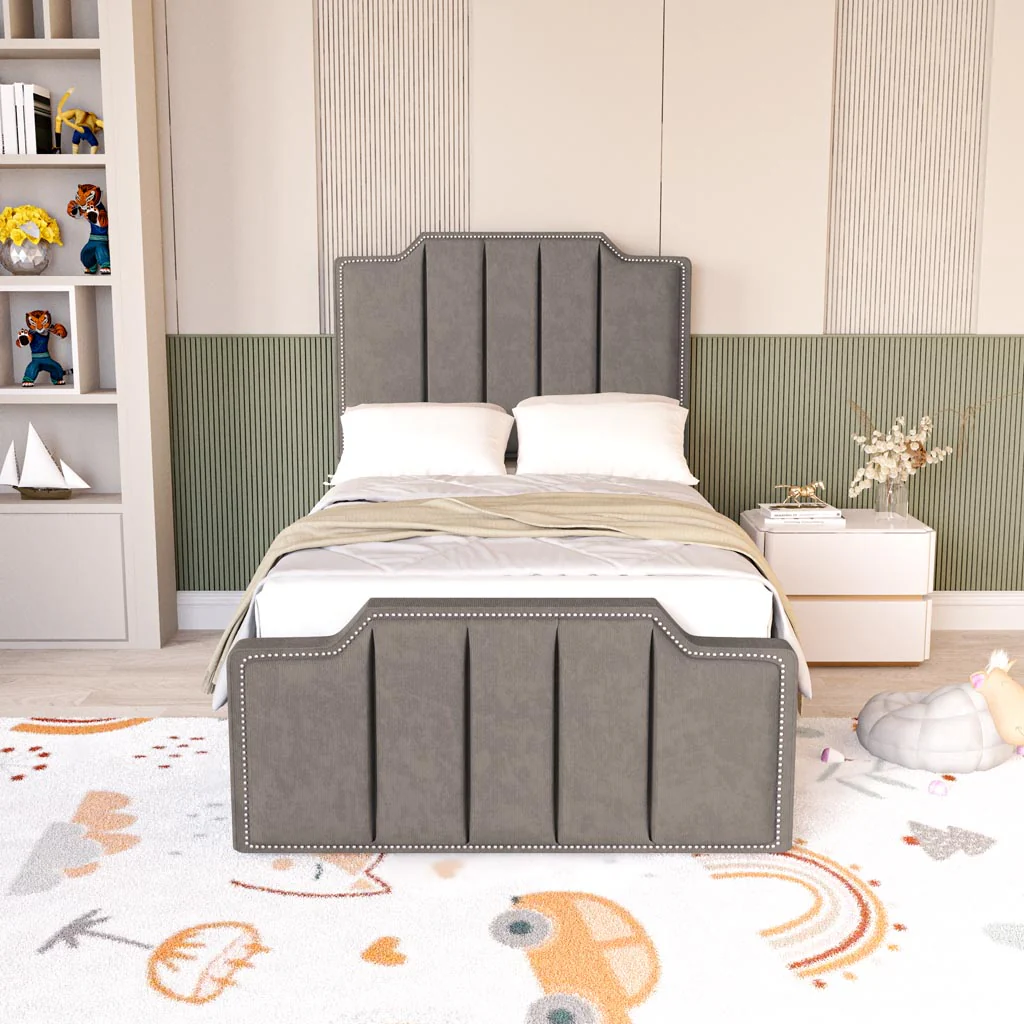 Washington Kids Upholstered Ottoman Bed - Image 5