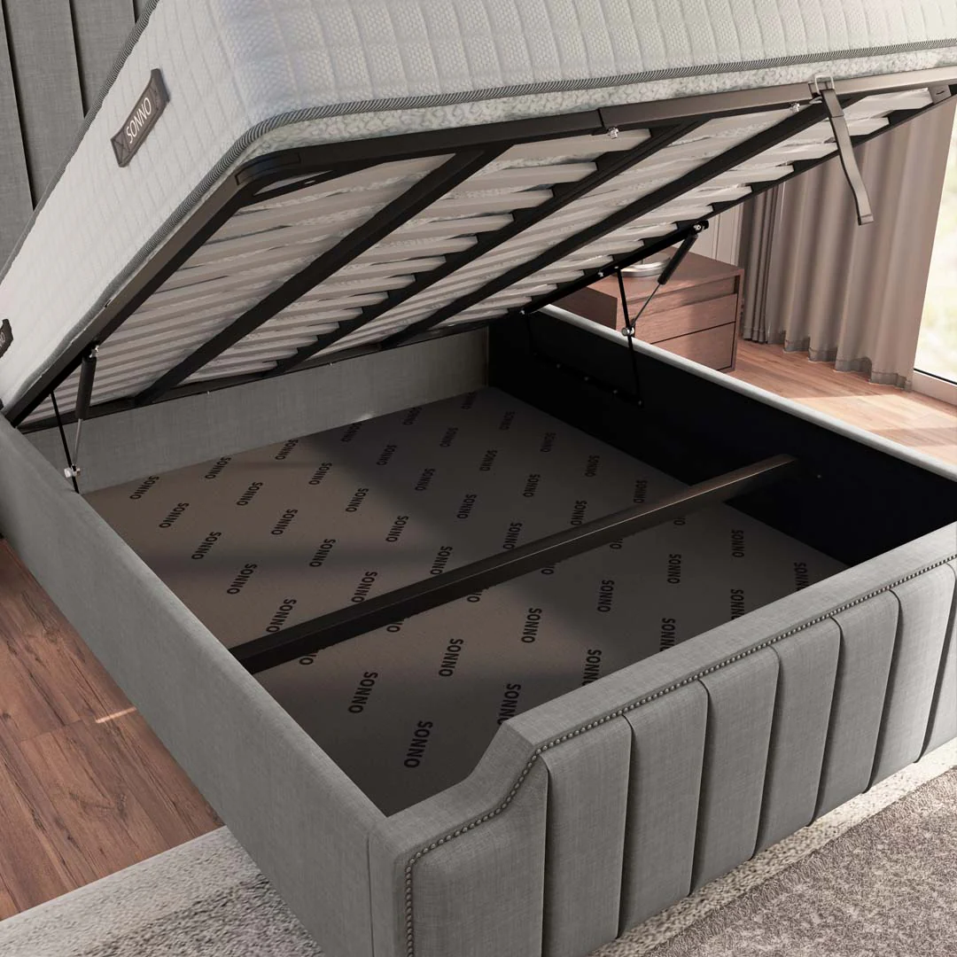 Washington Upholstered Ottoman Bed - Image 7